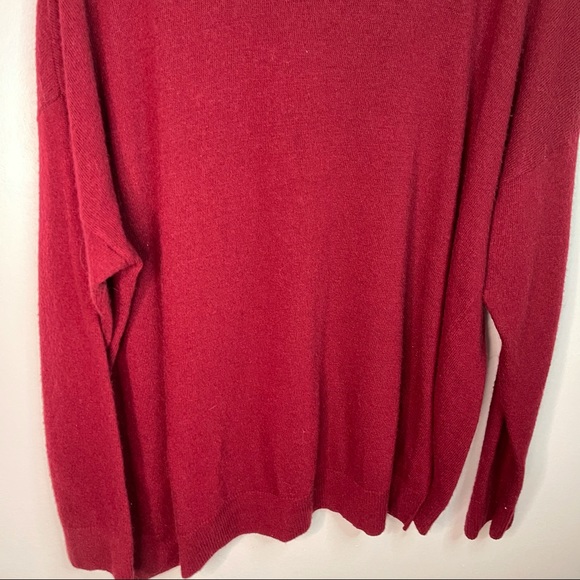 Ellos Red Sweater - Picture 5 of 7